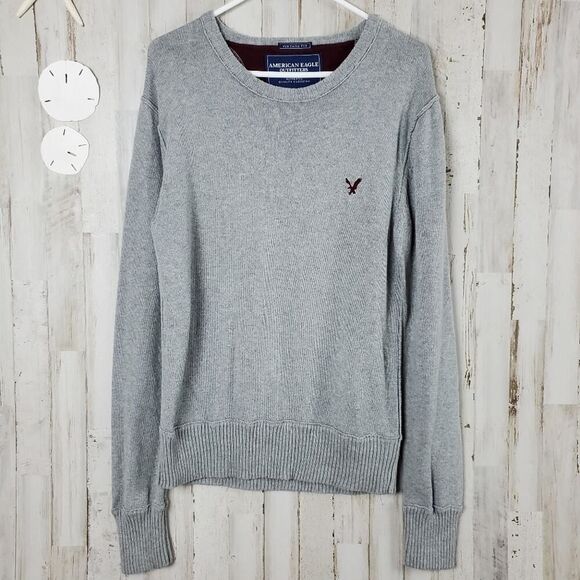 American Eagle Outfitters Sweater Gray Size Medium - Picture 1 of 9